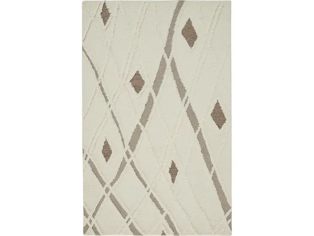Anica IVORY/BROWN Rug