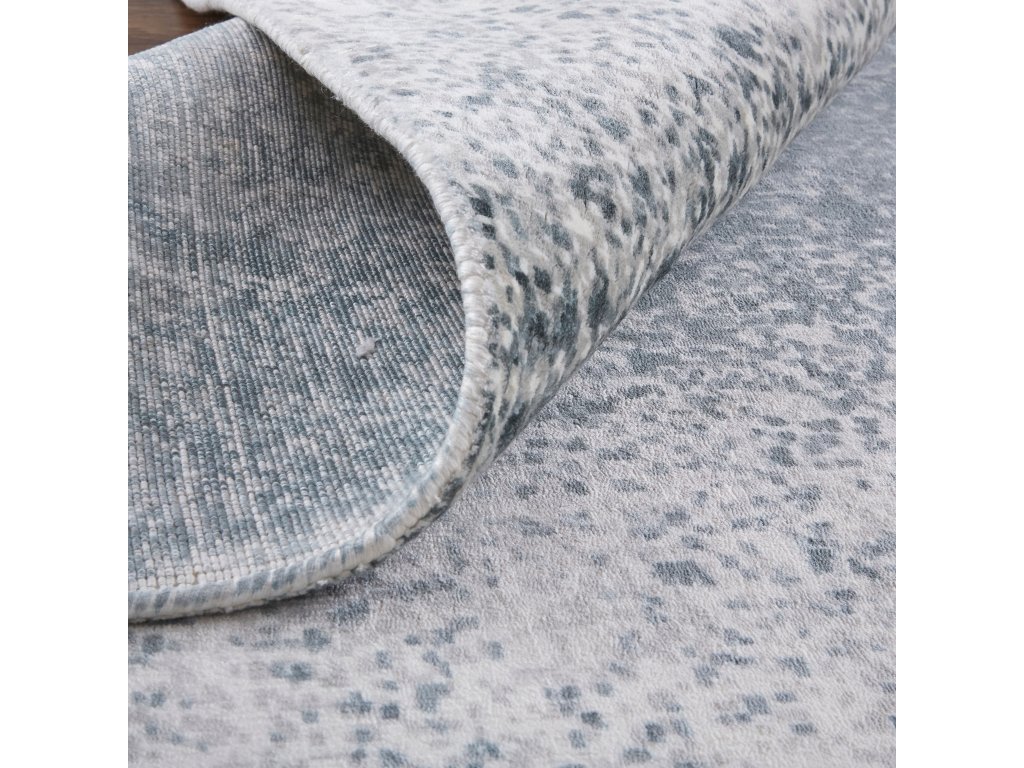 Grier Modern Gradient and Ombre, Blue/Ivory/Gray, 8' x 10' Area Rug - image 8