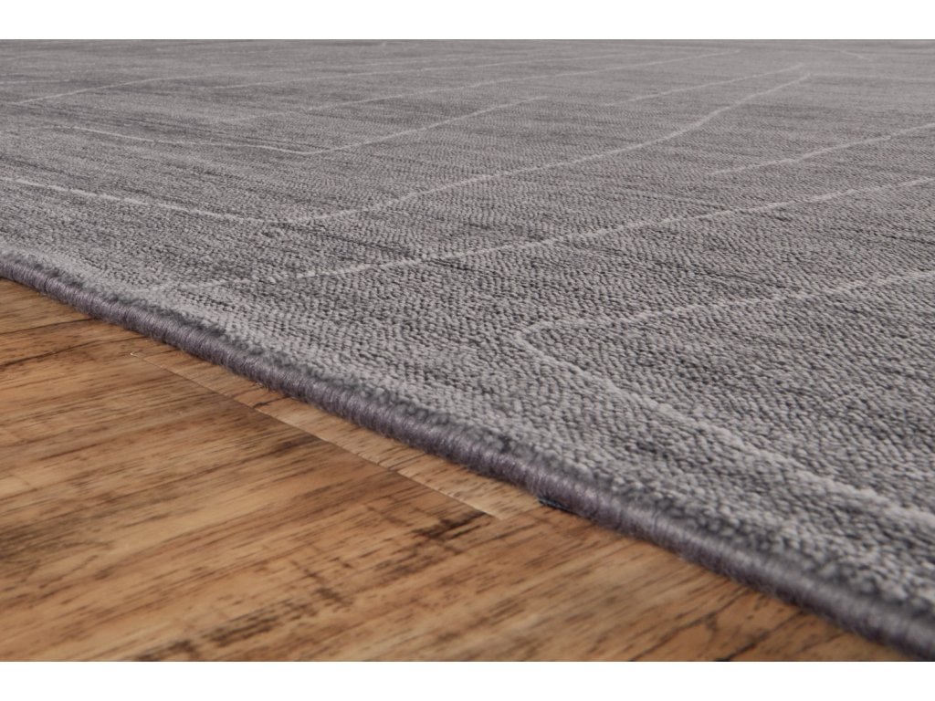 Lennox Modern Abstract, Gray/Ivory, 2' x 3' Accent Rug - image 9