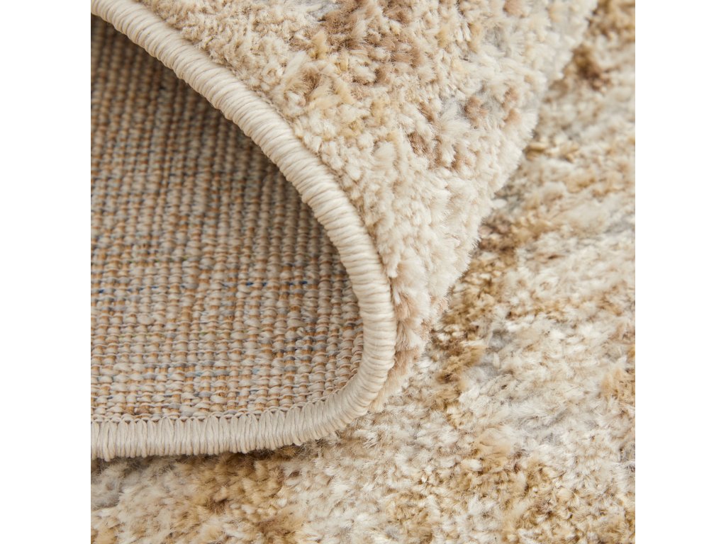 Bellini Transitional Medallion, Ivory/Orange/Blue, 7'-10" x 7'-10" Round Rug - image 5