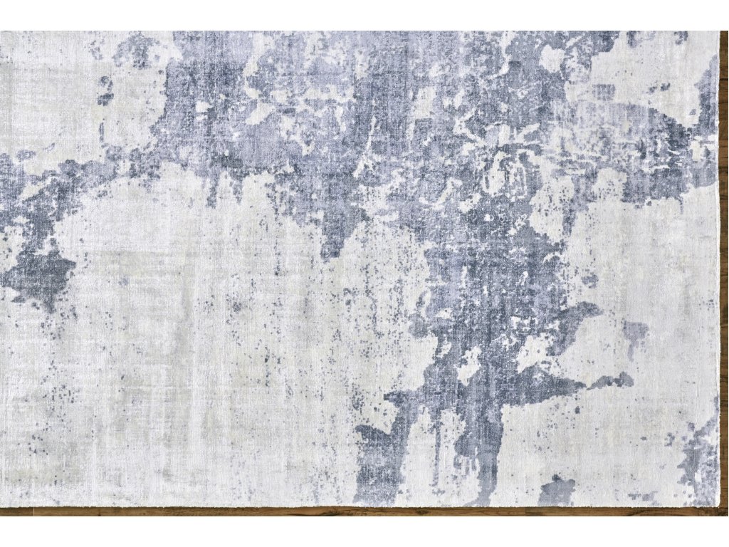 Emory Modern Abstract, Blue/Gray/Ivory, 2' x 3' Accent Rug - image 8