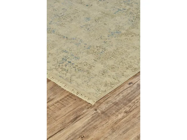Doshi Transitional Damask, Green/Blue, 7'-9" x 9'-9" Area Rug - Alternative View