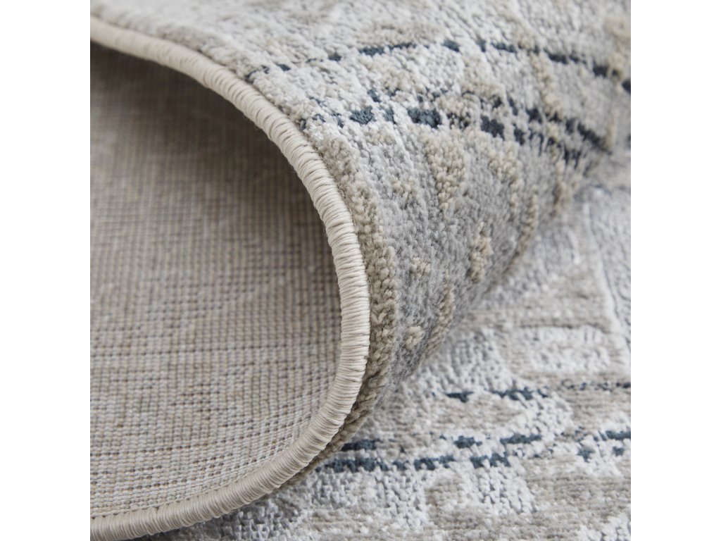 Macklaine Transitional Distressed, Taupe/Black/Ivory, 12' x 15' Area Rug - image 8