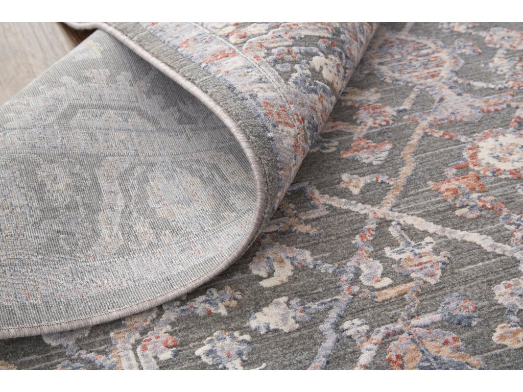 Thackery Transitional Oriental, Gray/Taupe/Pink, 1'-8" x 2'-8" Accent Rug - image 8