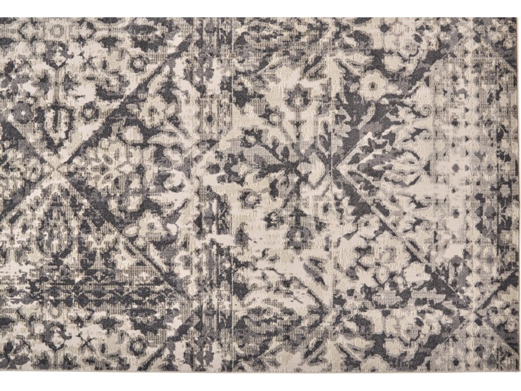Phoenix Transitional Diamond, Ivory/Tan, 5' x 7'-6" Area Rug - image 4