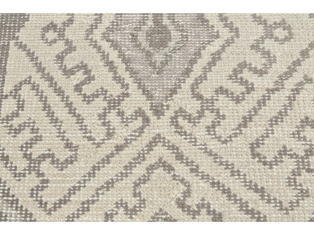 Rumi Modern Geometric, Gray/Ivory/White, 8'-6" x 11'-6" Area Rug - image 3
