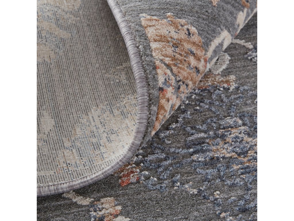 Thackery Transitional Floral and Botanical, Gray/Ivory/Tan, 5' x 6'-10" Area Rug - image 8