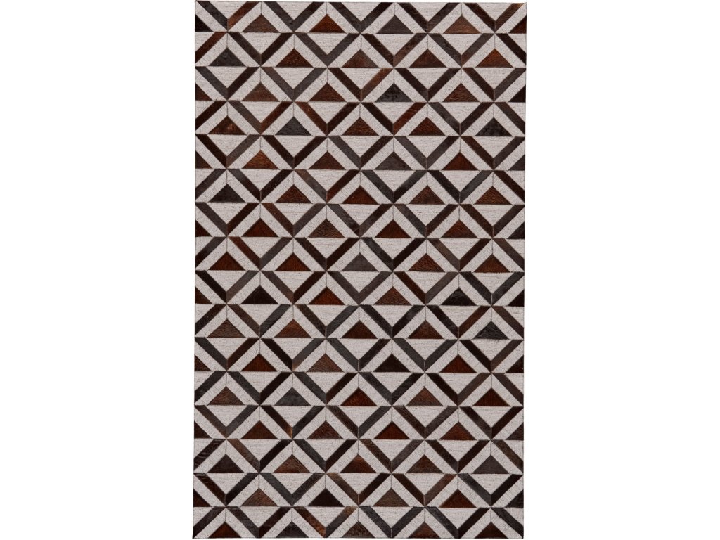 Fannin Transitional Geometric, Brown/Gray/Taupe, 2' x 3' Accent Rug - main image