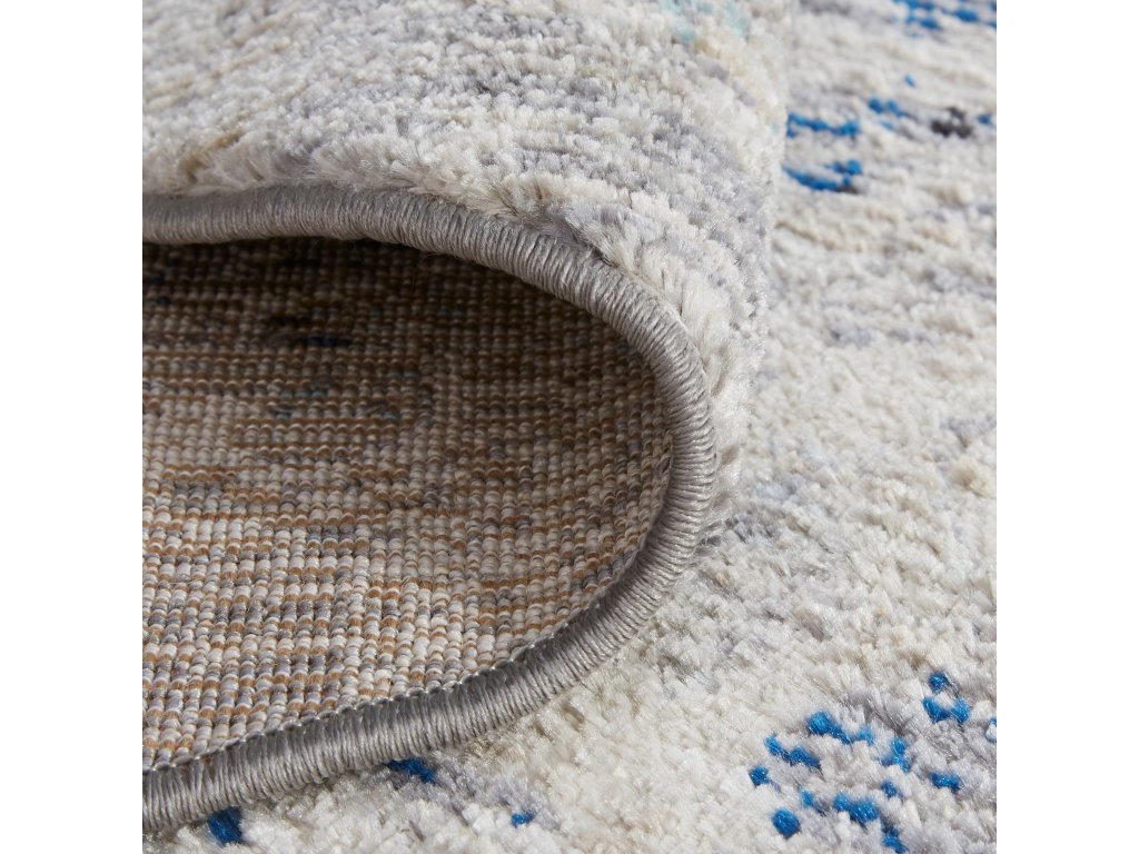 Bellini Transitional Medallion, Taupe/Gray/Blue, 7'-10" x 10'-10" Area Rug - image 5