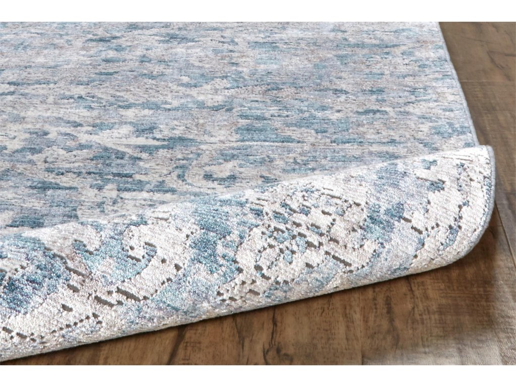 Cecily Transitional Distressed, Blue/Gray, 2' x 3' Accent Rug - image 5