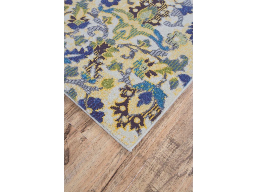 Brixton Modern Floral and Botanical, Green/Blue/Tan, 10' x 13'-2" Area Rug - image 2