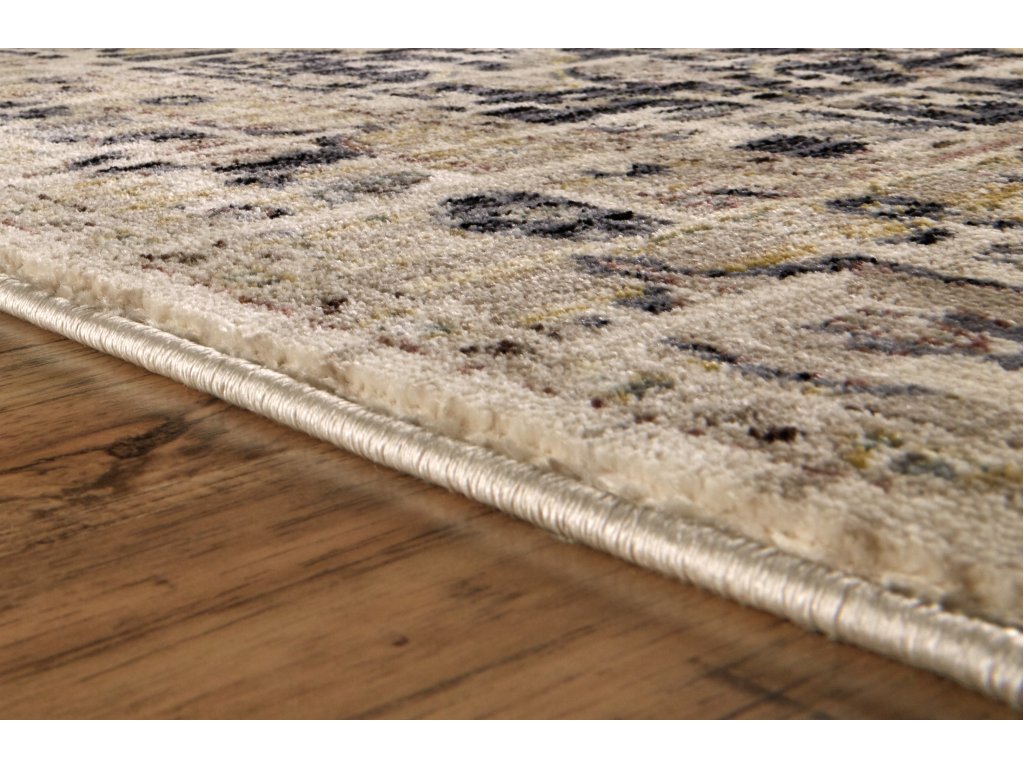 Grayson Transitional Medallion, Tan/Gray/Black, 1'-8" x 2'-8" Accent Rug - image 7