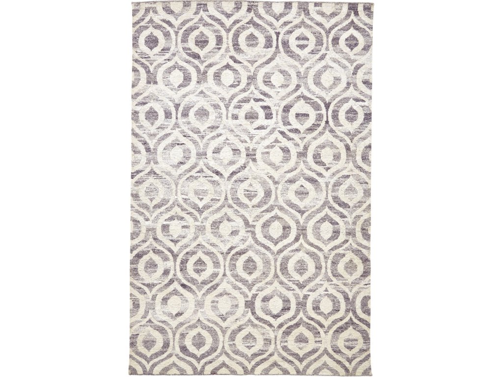 Sabrine Transitional Distressed, Gray/Ivory, 5'-6" x 8'-6" Area Rug - main image