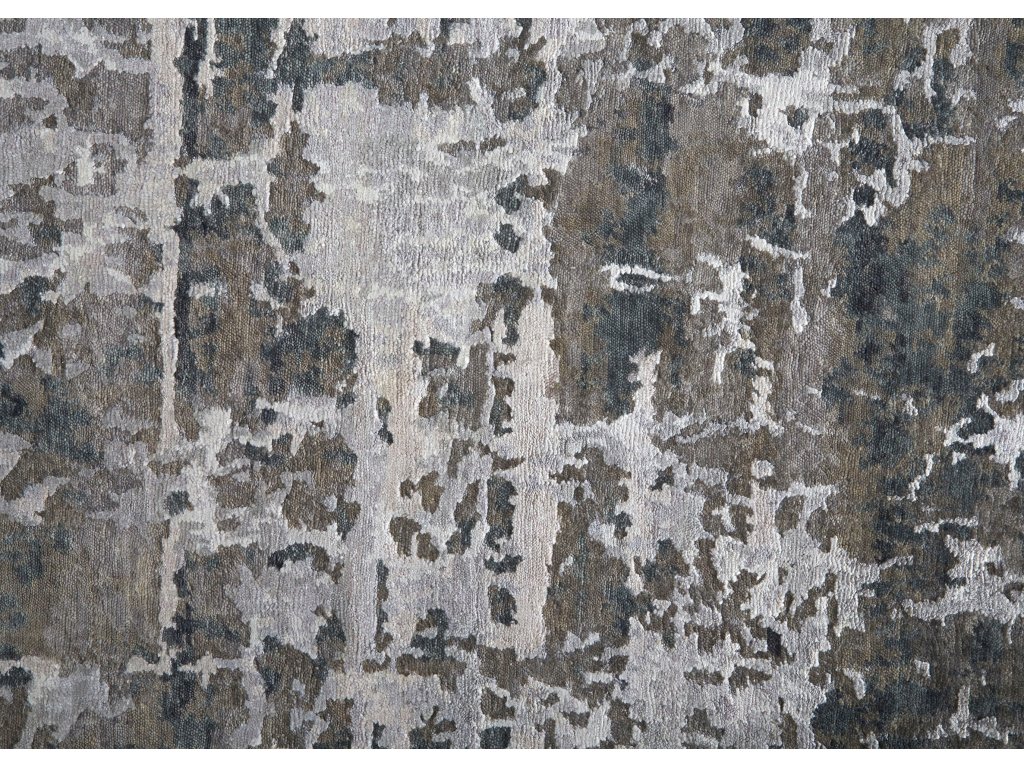 Adira Modern Watercolor, Gray/Silver/Taupe, 7'-9" x 9'-9" Area Rug - image 2