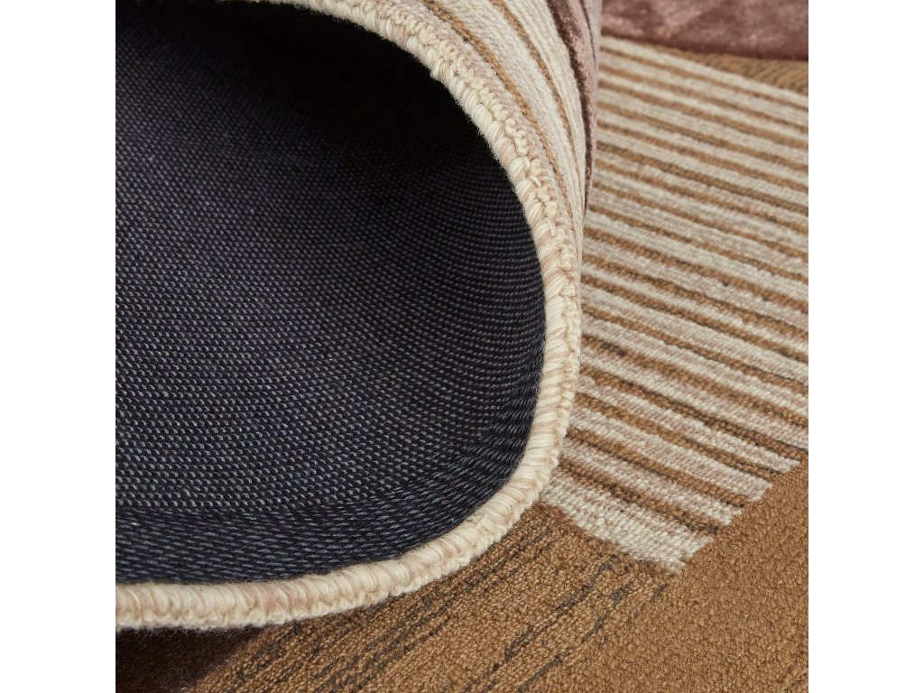 Nash Modern Geometric, Brown/Tan/Taupe, 5' x 8' Area Rug - image 7