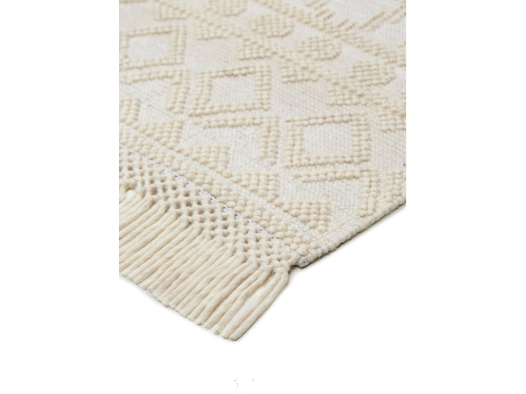 Phoenix Transitional Diamond, Ivory/Tan, 5' x 7'-6" Area Rug - image 1