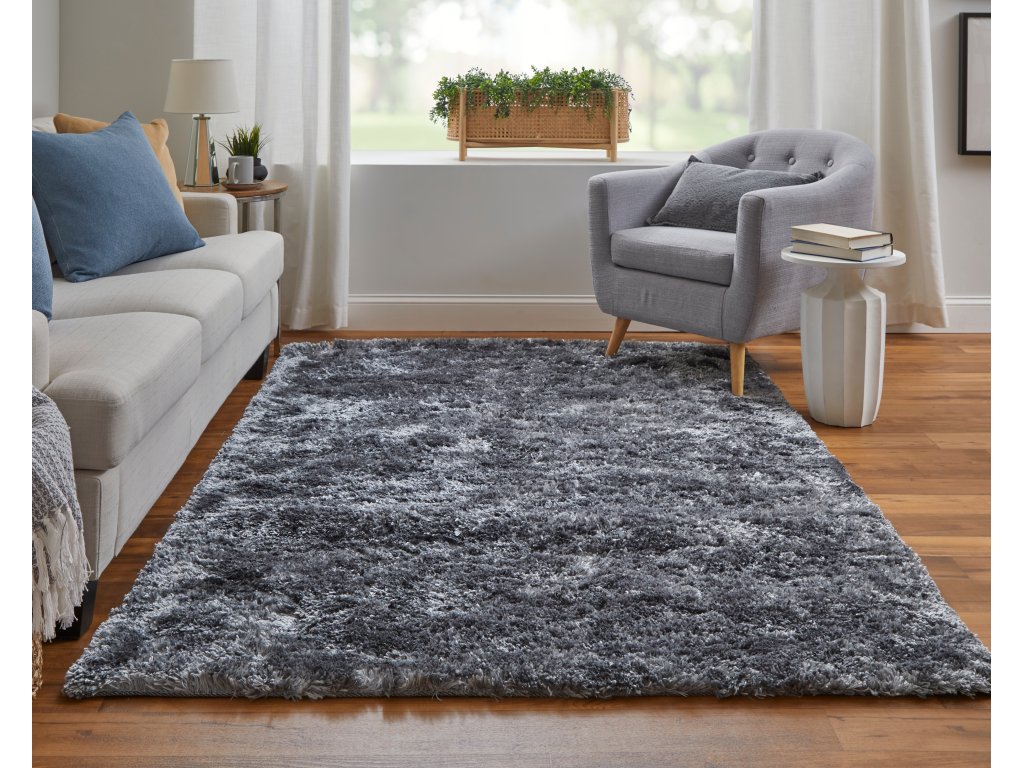 Blunham Modern Solid, Gray, 1'-8" x 2'-10" Accent Rug - image 1