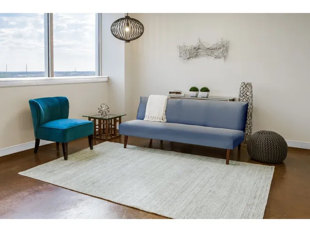 Burke Modern Abstract, Ivory/Gray, 2' x 3' Accent Rug - Alternative View