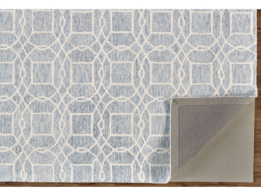 Rhett Transitional Trellis and Lattice, Gray/Ivory, 5' x 8' Area Rug - image 2
