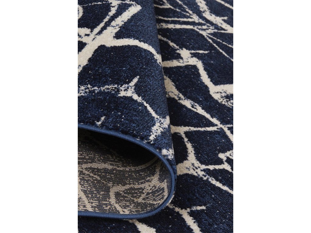 Remmy Transitional Geometric, Blue/Ivory, 10' x 13'-2" Area Rug - image 5