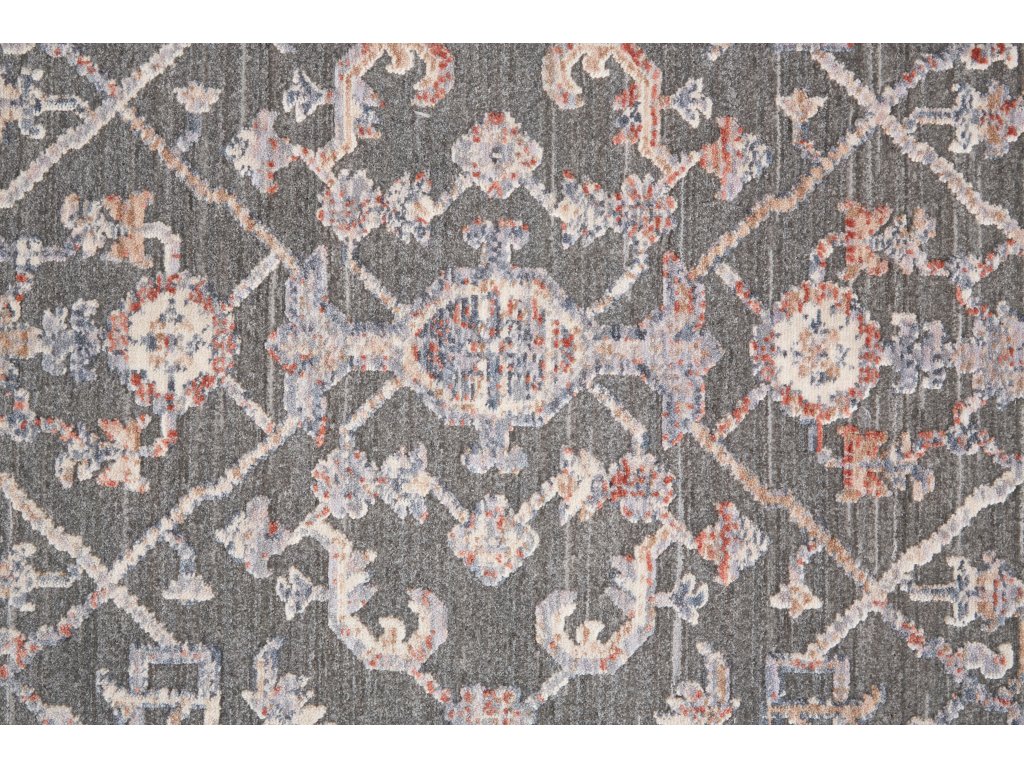 Thackery Transitional Oriental, Gray/Taupe/Pink, 1'-8" x 2'-8" Accent Rug - image 7