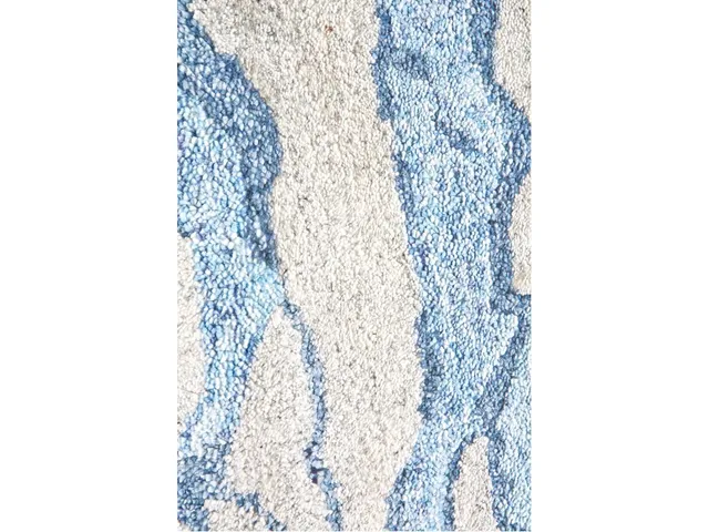 Cosmo Transitional Watercolor, Blue/Green/Ivory, 7'-3" x 9'-3" Area Rug