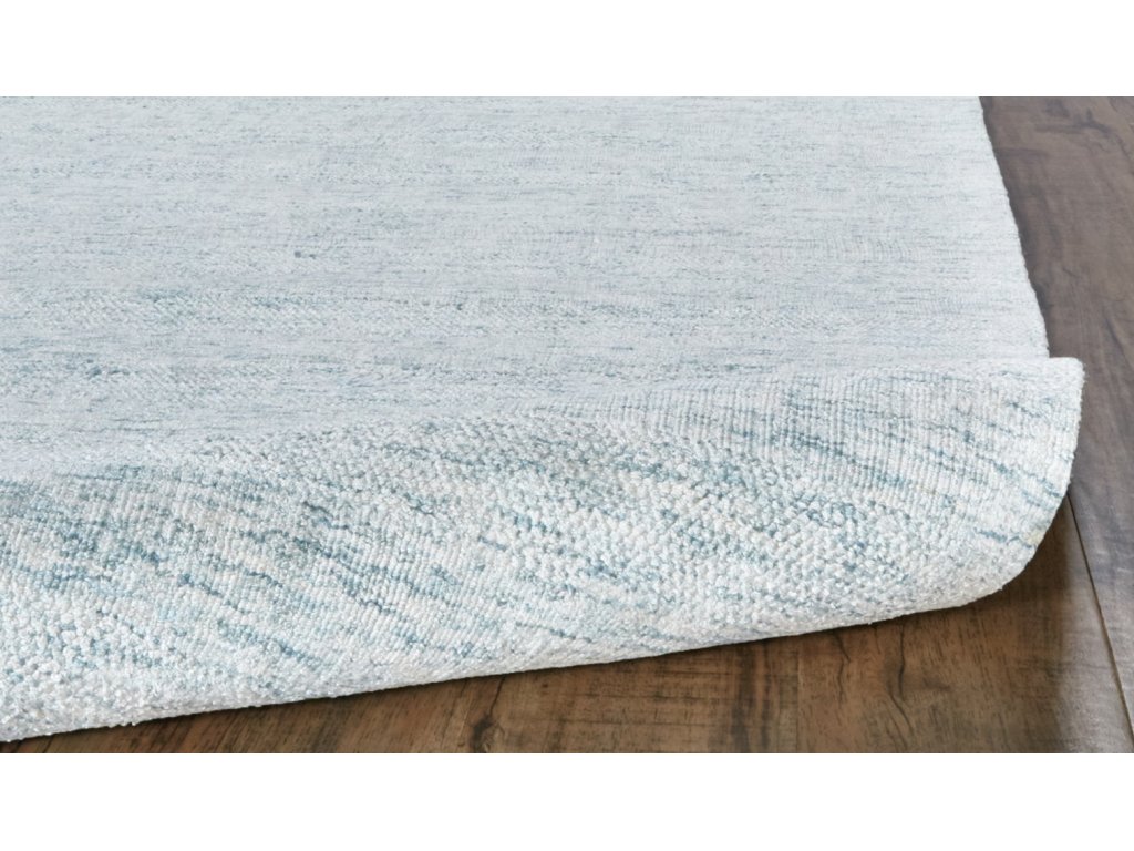 Zaria Transitional Abstract, Blue/White, 5' x 8' Area Rug - image 8