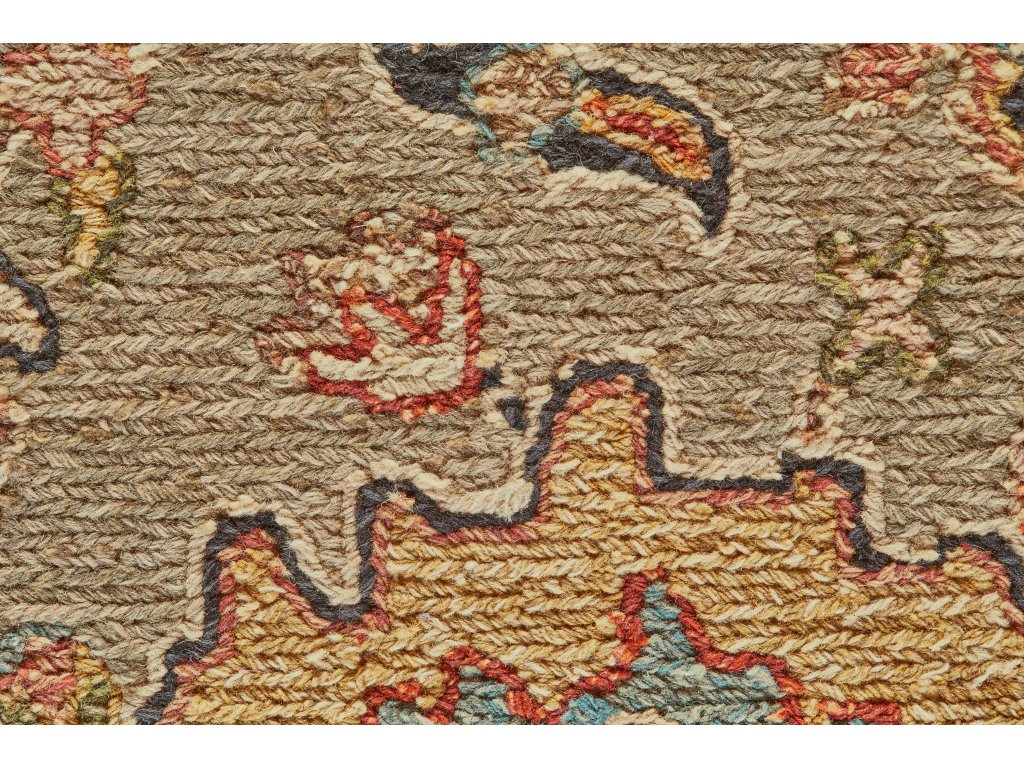 Amherst Traditional Persian, Taupe/Gold/Red, 2' x 3' Accent Rug - image 3