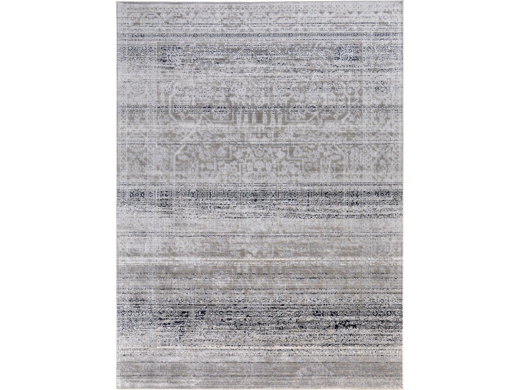 Macklaine Transitional Distressed, Taupe/Black/Ivory, 12' x 15' Area Rug - main image