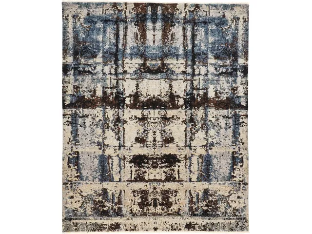 Doshi SILVER/MEDIUM BLUE Rug