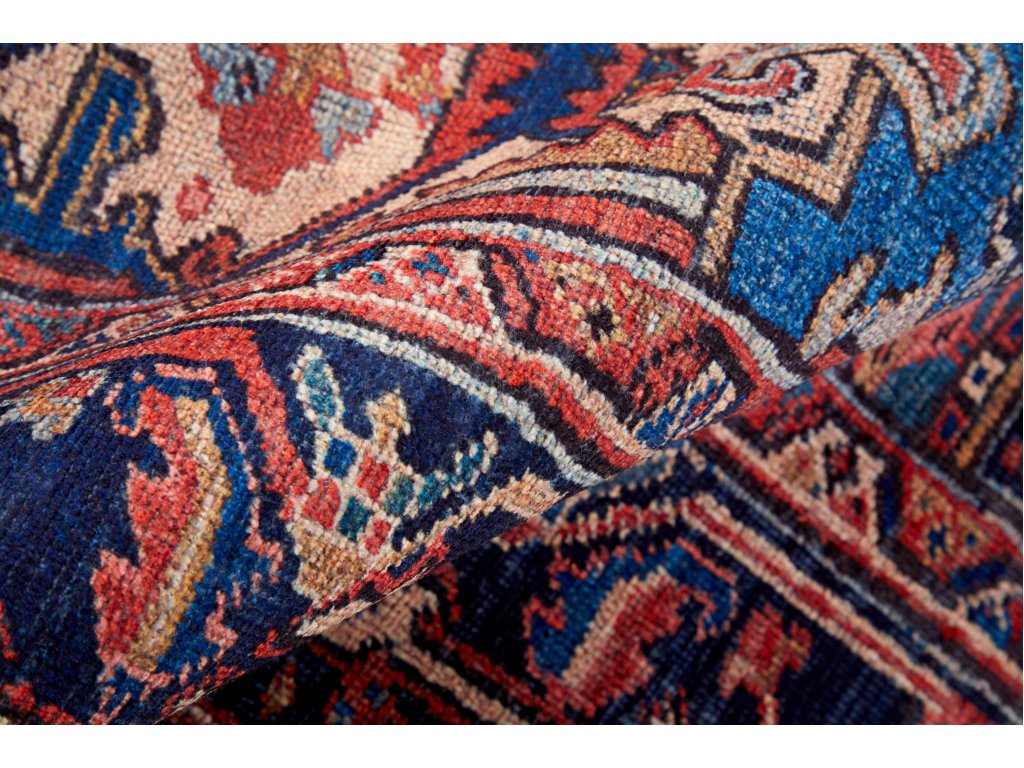 Rawlins Transitional Medallion, Red/Tan/Blue, 5'-3" x 7'-6" Area Rug - image 6