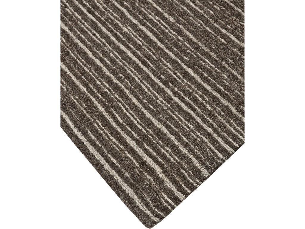 Morisco Transitional Stripes, Brown/Ivory, 5' x 8' Area Rug - image 2