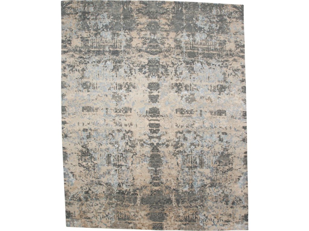 Adira Modern Distressed, Taupe/Tan/Ivory, 7'-9" x 9'-9" Area Rug - main image