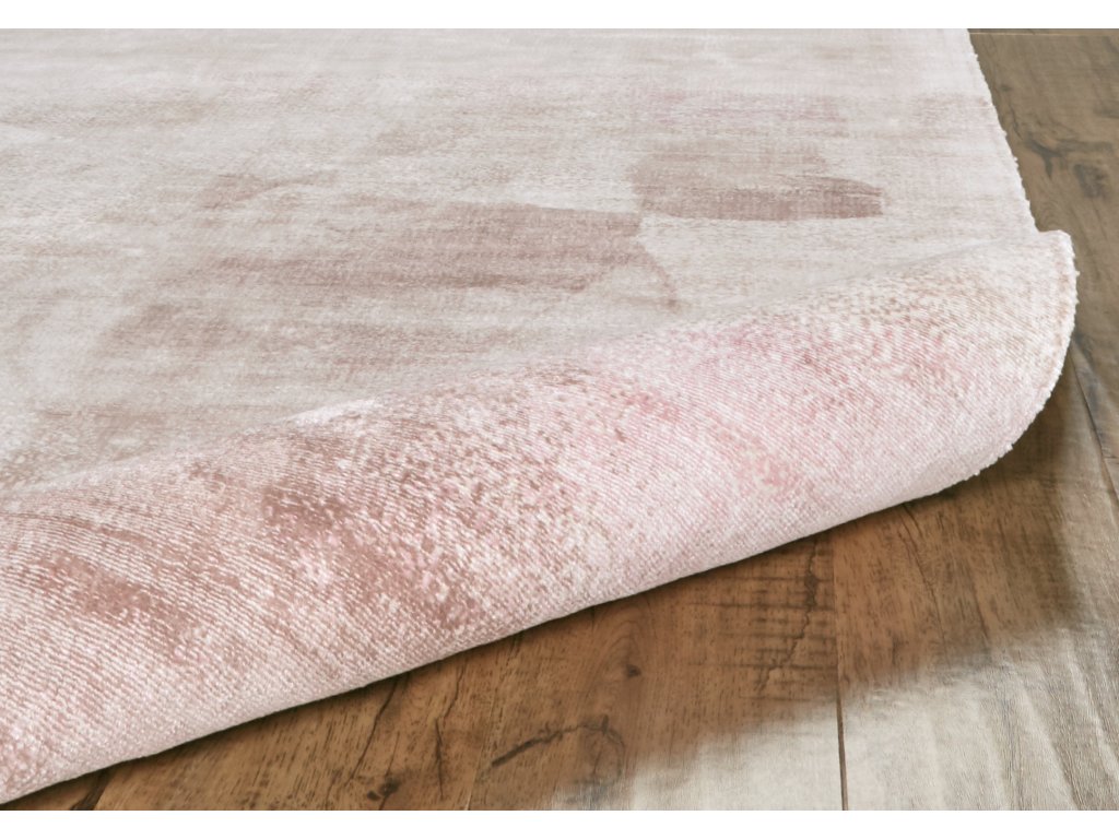 Emory Modern Abstract, Pink/Tan/Ivory, 2' x 3' Accent Rug - image 5