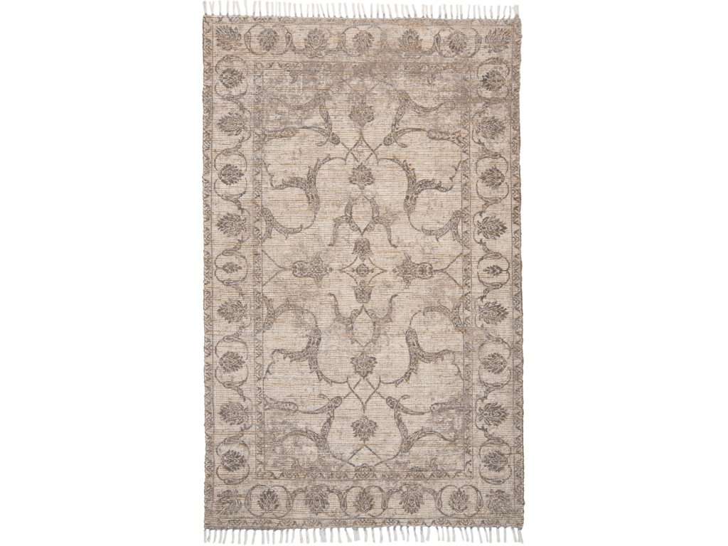 Aliza Traditional Medallion, Ivory/Tan/Taupe, 2'-2" x 3'-6" Accent Rug - main image