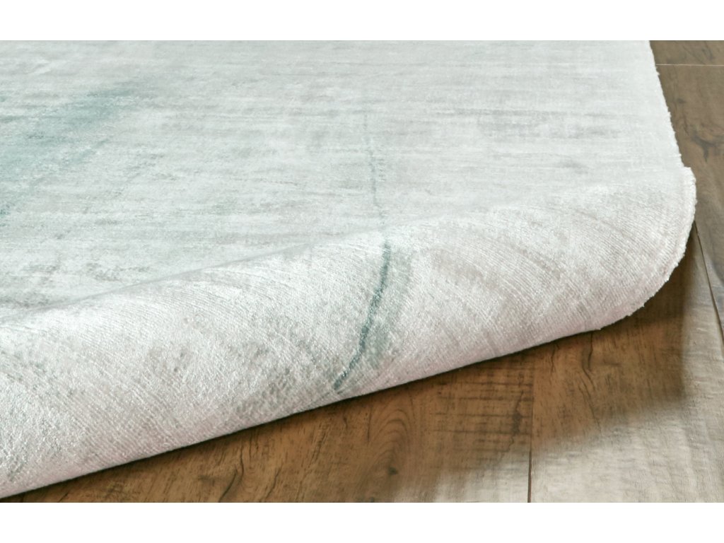 Emory Modern Abstract, Green/Ivory/Blue, 2' x 3' Accent Rug - image 4
