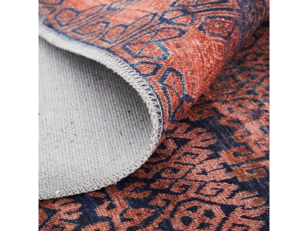 Nolan Transitional Oriental, Blue/Red/Ivory, 12'-10" x 15' Runner Rug - image 5