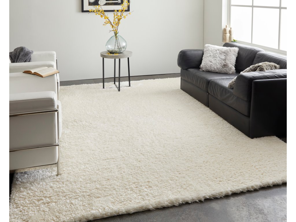 Darian Modern Solid, White, 5' x 8' Area Rug - image 2