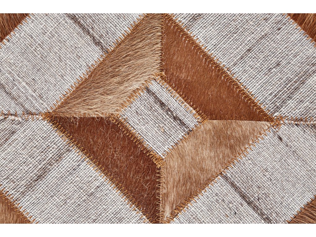 Fannin Transitional Geometric, Ivory/Gray/Brown, 2' x 3' Accent Rug - image 2