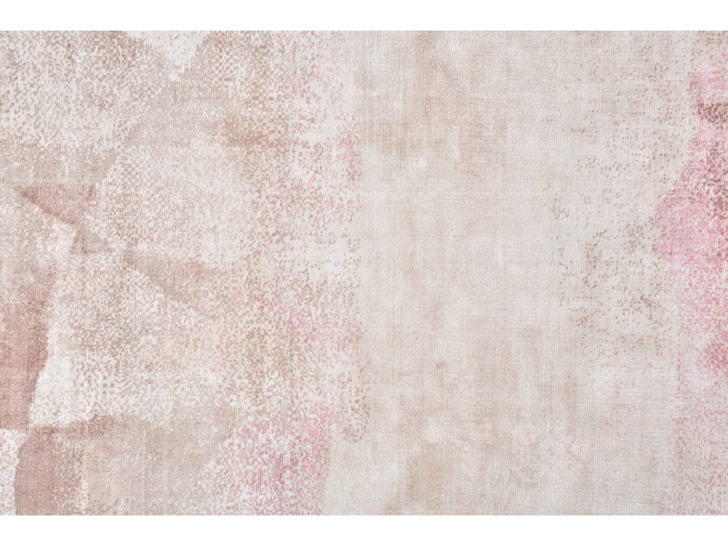 Emory Modern Abstract, Pink/Tan/Ivory, 2' x 3' Accent Rug - image 4