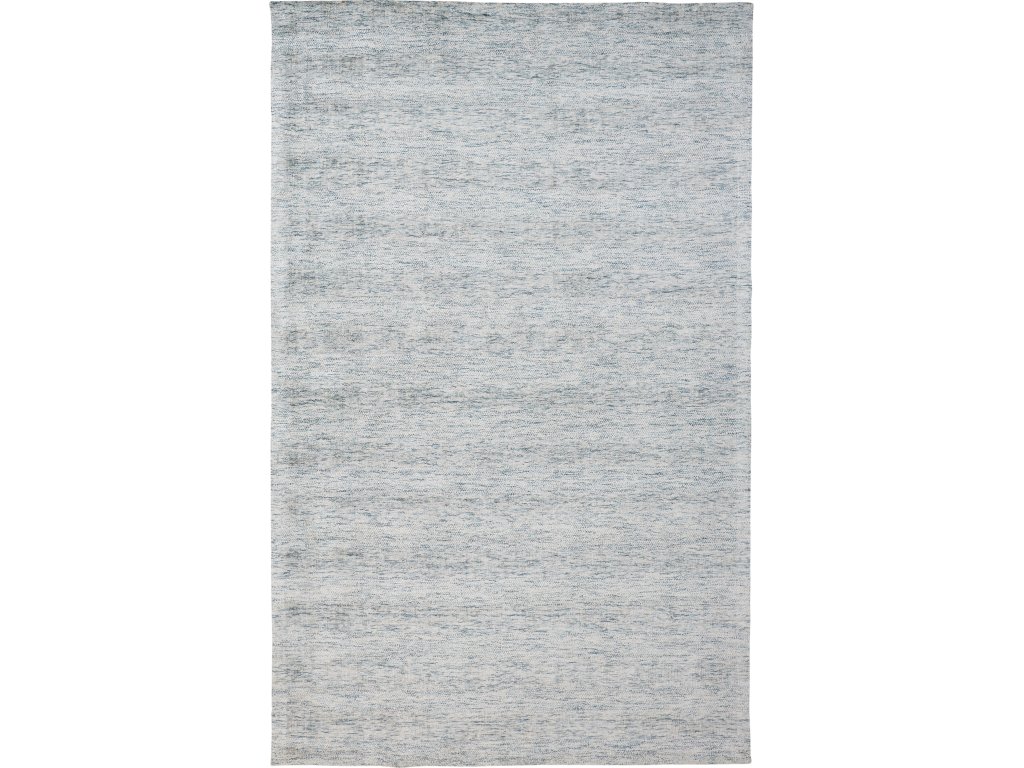 Zaria Transitional Abstract, Blue/White, 5' x 8' Area Rug - main image