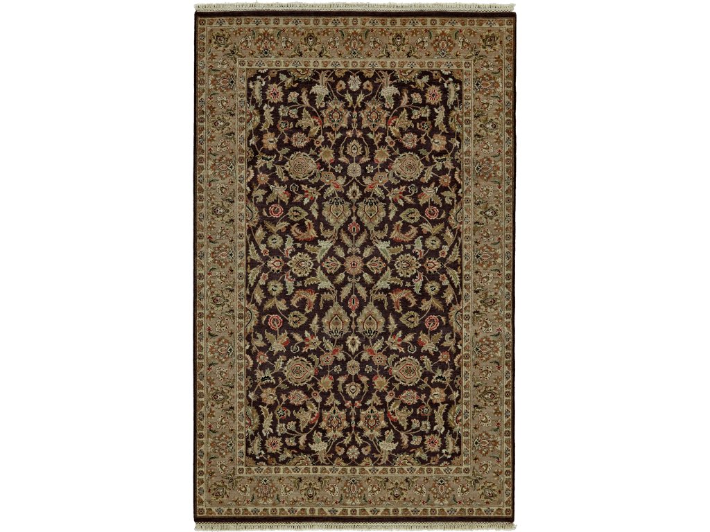 Hamilton Traditional Medallion, Brown/Taupe, 7'-9" x 9'-9" Area Rug - main image