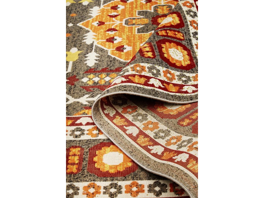 Rhett Transitional Geometric, Blue/Ivory, 5' x 8' Area Rug - image 6