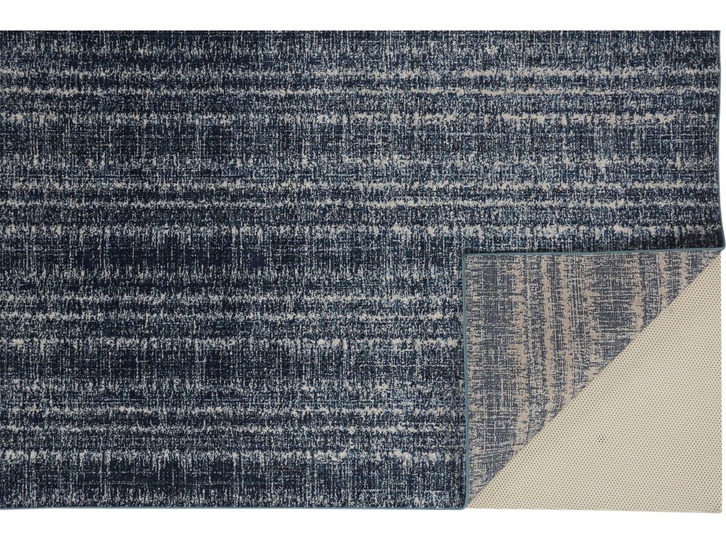 Remmy Transitional Solid, Blue/Ivory, 10' x 13'-2" Area Rug - image 3