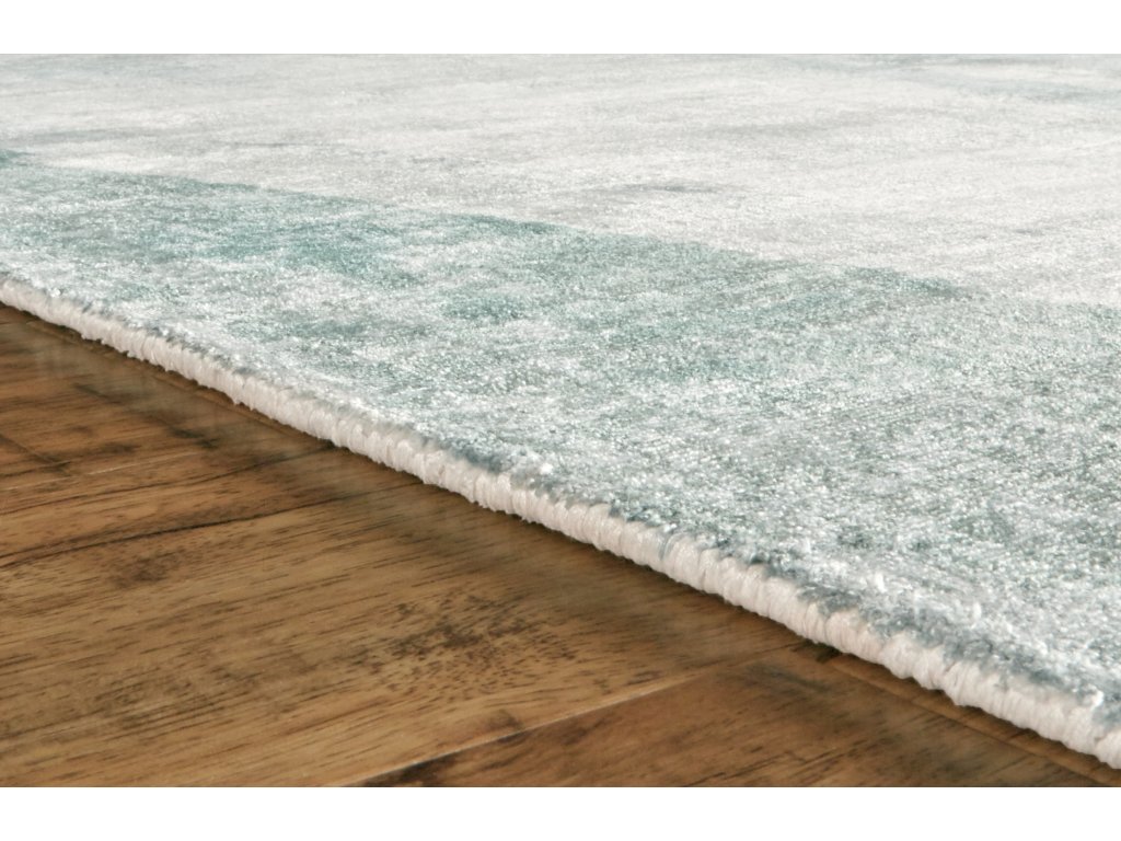 Emory Modern Abstract, Green/Ivory/Blue, 2' x 3' Accent Rug - image 8