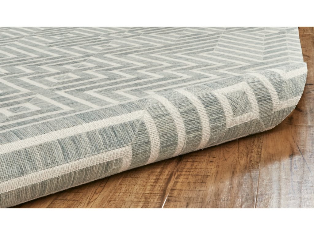 Bermuda II Transitional Geometric, Gray/Ivory, 1'-8" x 2'-10" Accent Rug - image 7