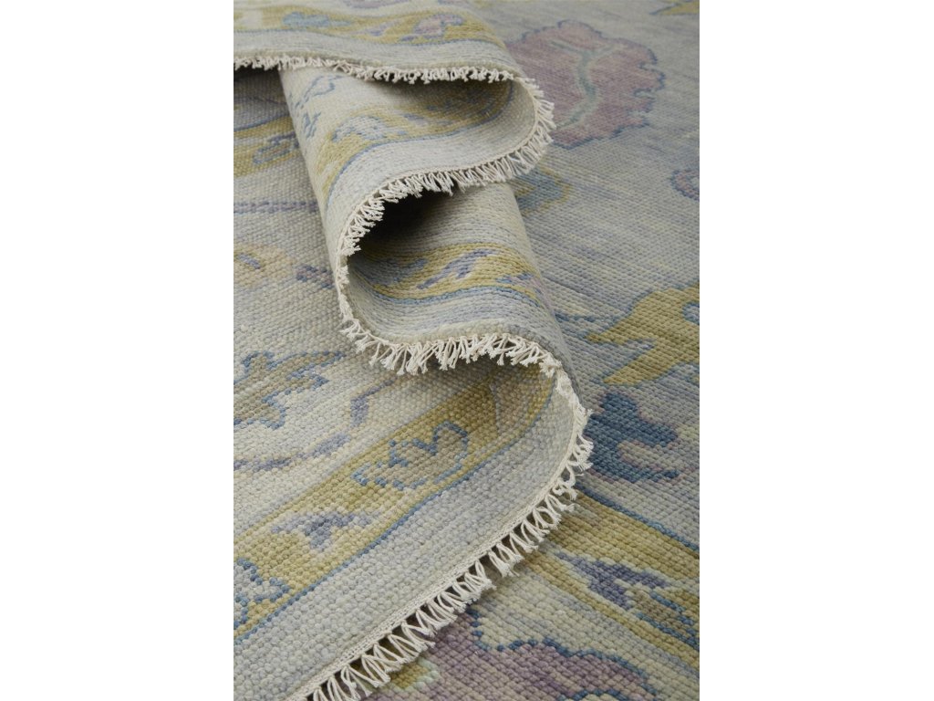 Crosby Transitional Plaid, Gold/Blue/White, 8' x 10' Area Rug - image 7