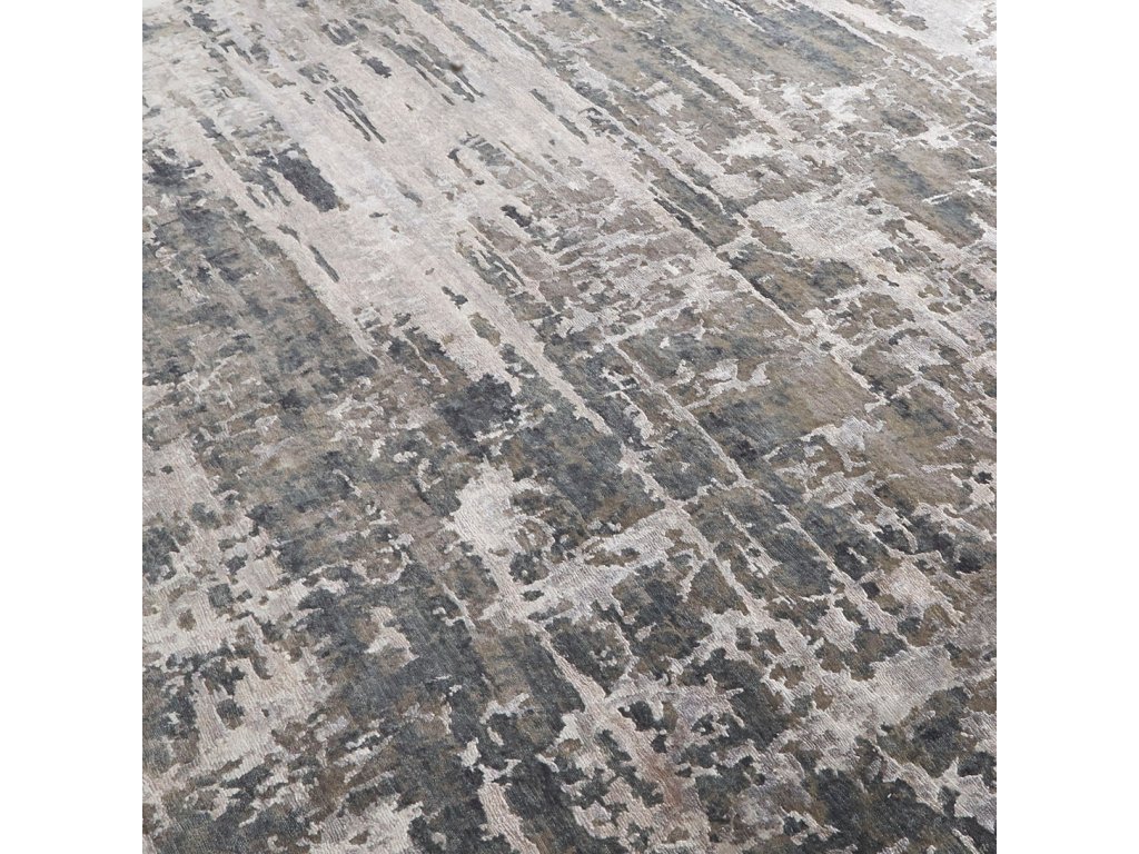 Adira Modern Watercolor, Gray/Silver/Taupe, 7'-9" x 9'-9" Area Rug - image 3