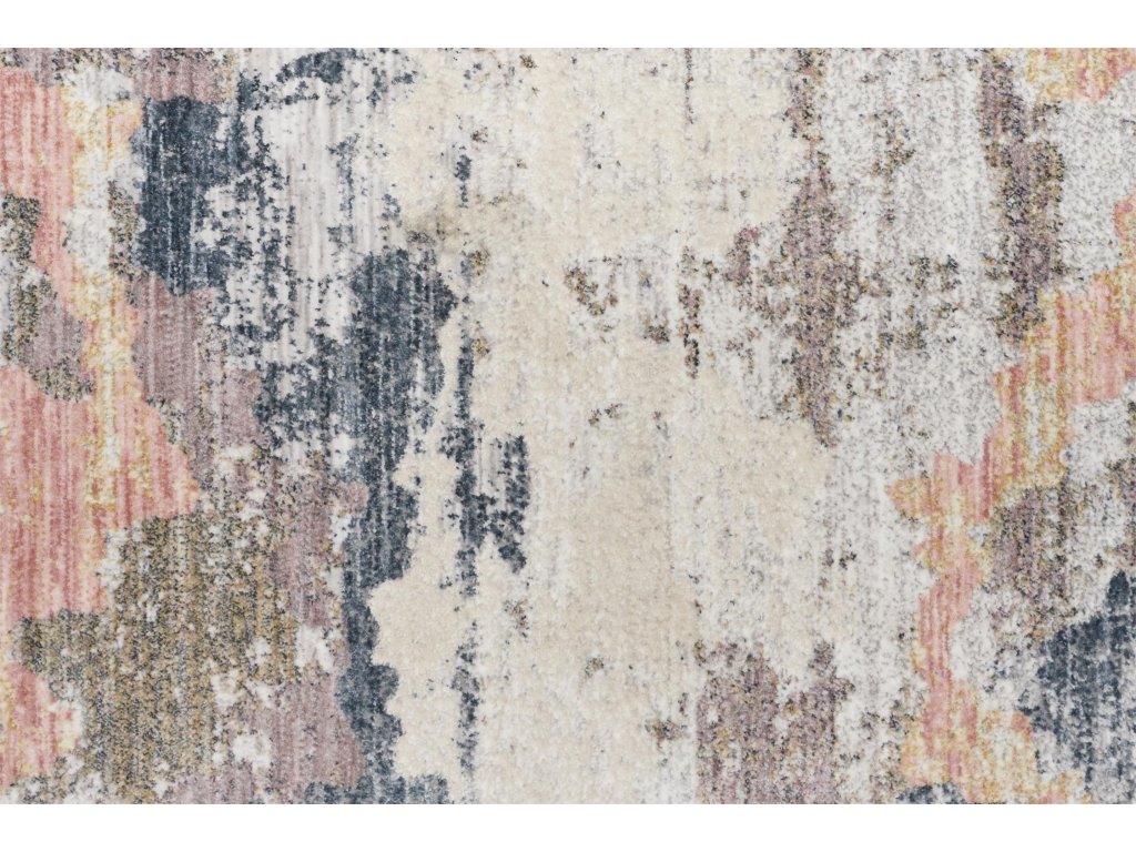 Kyra Transitional Abstract, Blue/Gray/Ivory, 7'-6" x 9'-7" Area Rug - image 4