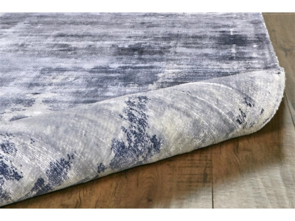 Emory Modern Abstract, Blue/Gray/Ivory, 2' x 3' Accent Rug - image 5